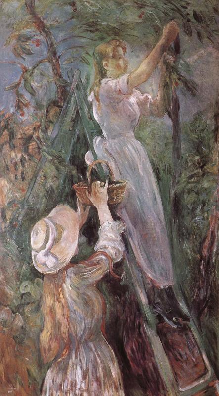 Berthe Morisot Peach trees oil painting image